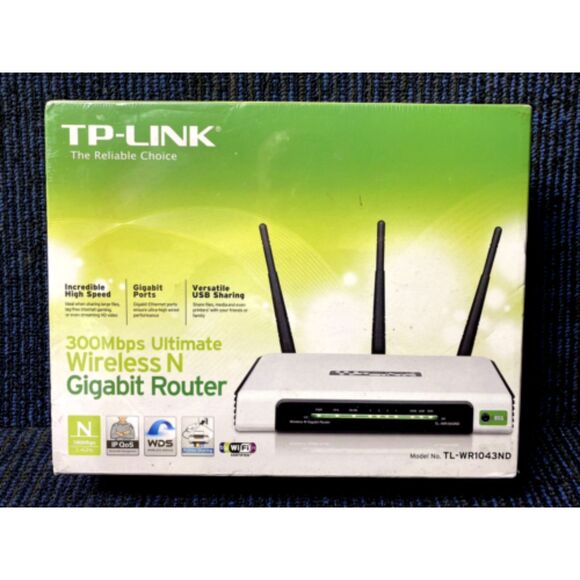 TP-Link TL-WR1043ND 300 Mbps 4-Port Gigabit Wireless N Router - Picture 2 of 2